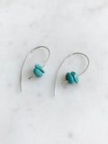 Turquoise Shepard Hook Earrings