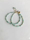 Emerald Gemstone Beaded Bracelet