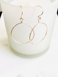 Gold or Silver Hoop Earrings