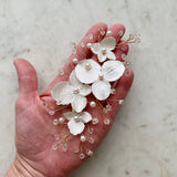 Orchid & Crystals Hairpiece