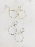 Gold or Silver Hoop Earrings