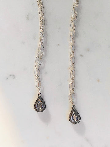 Raindrop Diamond Necklace