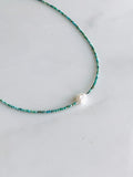 Turquoise & Pearl Necklace