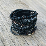 Erica Bracelet in Black Gemstones