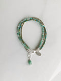 Emerald & Turquoise Bracelet