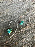 Turquoise Shepard Hook Earrings