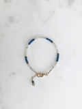 Lapis & Labradorite Gold Bracelet