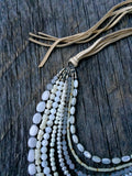 White Gemstone Erica Necklace