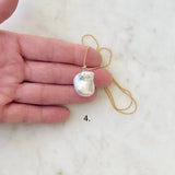 Large Baroque Pearl Necklace (21mm x 17mm)