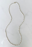 Pearl & Pyrite Beaded Necklace