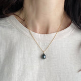 Tahitian Pearl and Gold Necklace