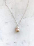Champagne Baroque Pearl Necklace