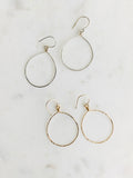 Gold or Silver Hoop Earrings