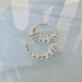 Herkimer Diamond Crystal Hoop Earrings