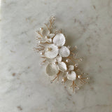 Orchid & Crystals Hairpiece