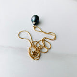 Tahitian Pearl and Gold Necklace