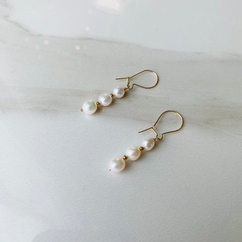 Baroque Akoya Pearl Earrings