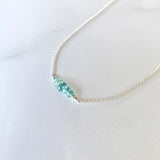 Emerald Gemstone Bead Necklace
