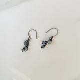 Blue Sapphire Dangle Earrings