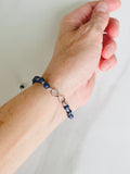 Eternity Sapphire Adjustable Bracelet