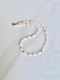 Keshi Pearl and Gemstone Necklace