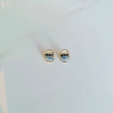 Gemscape Oval Stud Earrings