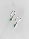 Emerald Gemstone Nugget Earrings