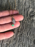 Pavé Diamond Hamsa Hand Necklace