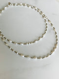 Pearl & Pyrite Beaded Necklace
