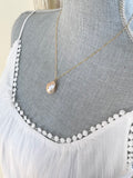Champagne Baroque Pearl Necklace