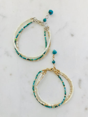 Sand & Turquoise Bracelet