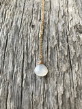 Moonstone Pendant & Chain Necklace