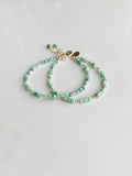 Emerald Gemstone Beaded Bracelet